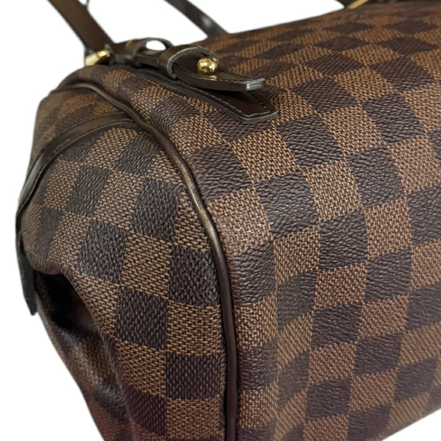 Louis Vuitton Rivington, Brown, Canvas, shoulder