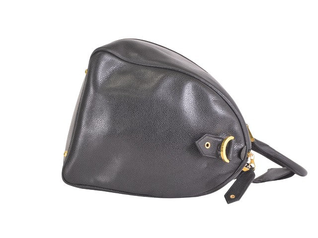 Chanel Cc, Black, Leather, travel