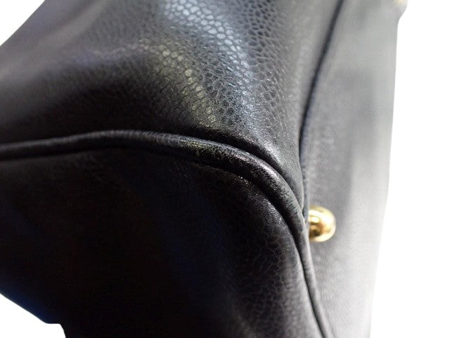 Chanel Cc, Black, Leather, travel