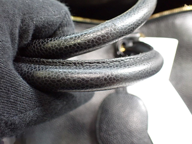 Chanel Cc, Black, Leather, travel