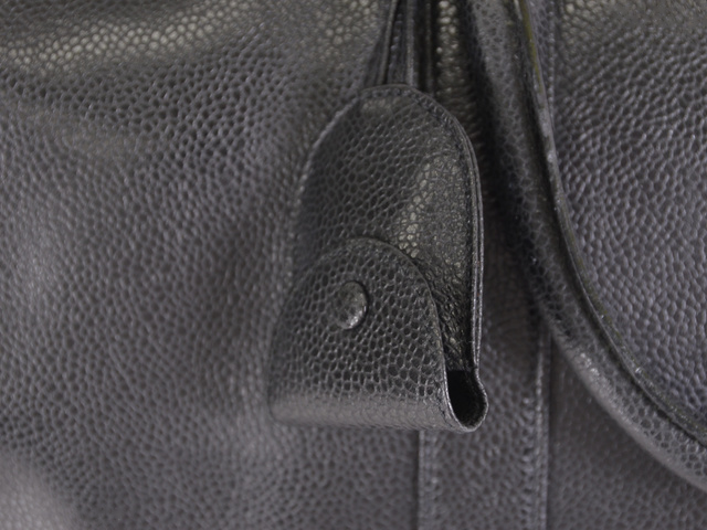 Chanel Cc, Black, Leather, travel
