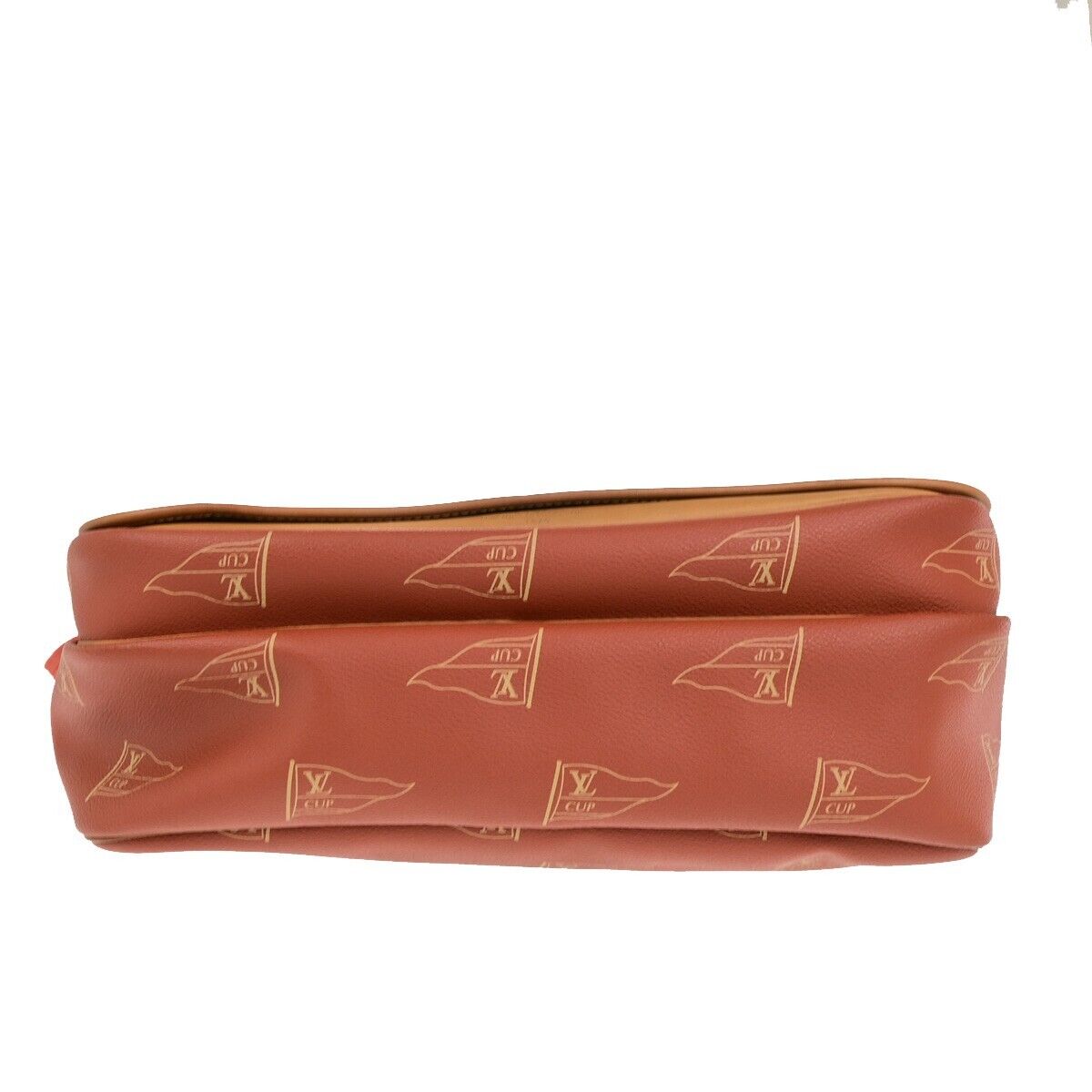 Louis Vuitton America's Cup, Red, Leather, shoulder