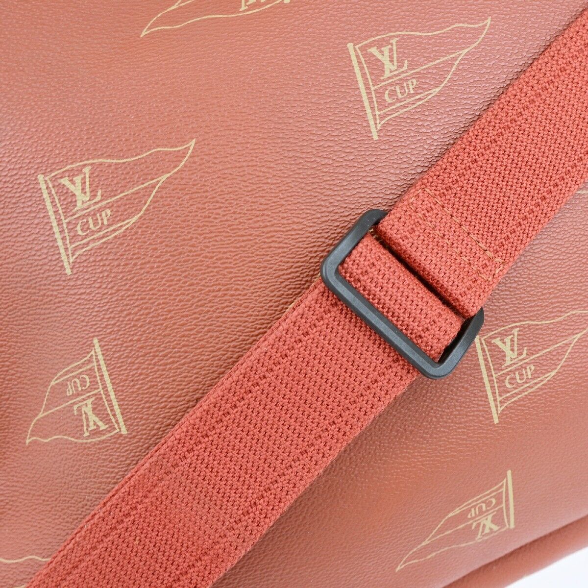 Louis Vuitton America's Cup, Red, Leather, shoulder