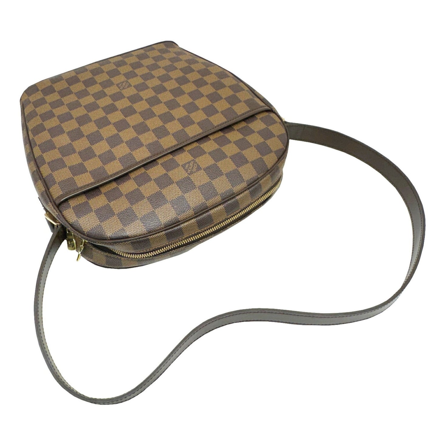 Louis Vuitton Ipanema, Brown, Canvas, shoulder