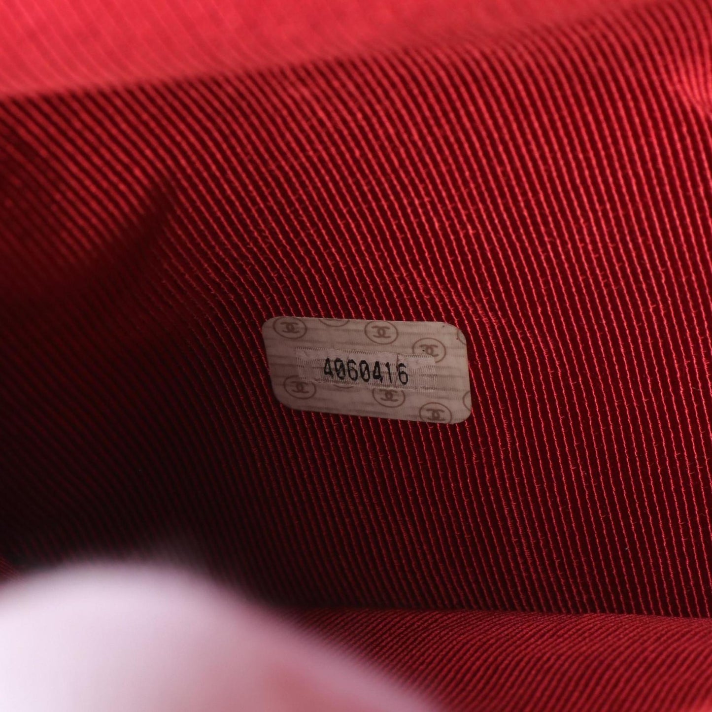 Chanel Triple coco, Red, Leather, shoulder