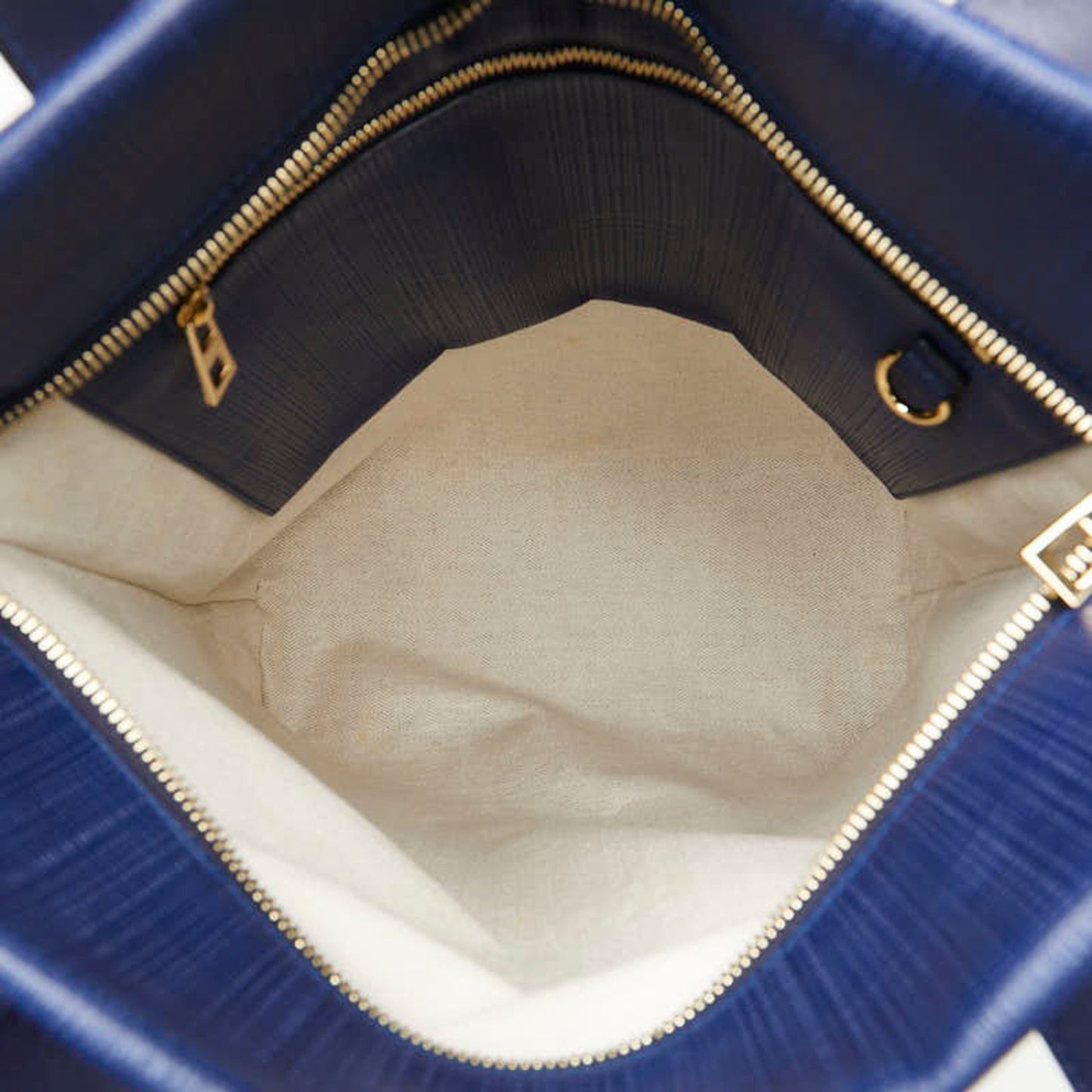 Loewe Anagram, Navy, Leather, tote
