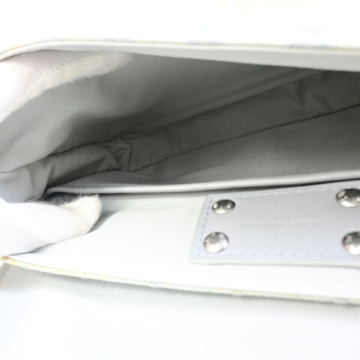 Louis Vuitton Musette Tango, Grey, Canvas, shoulder