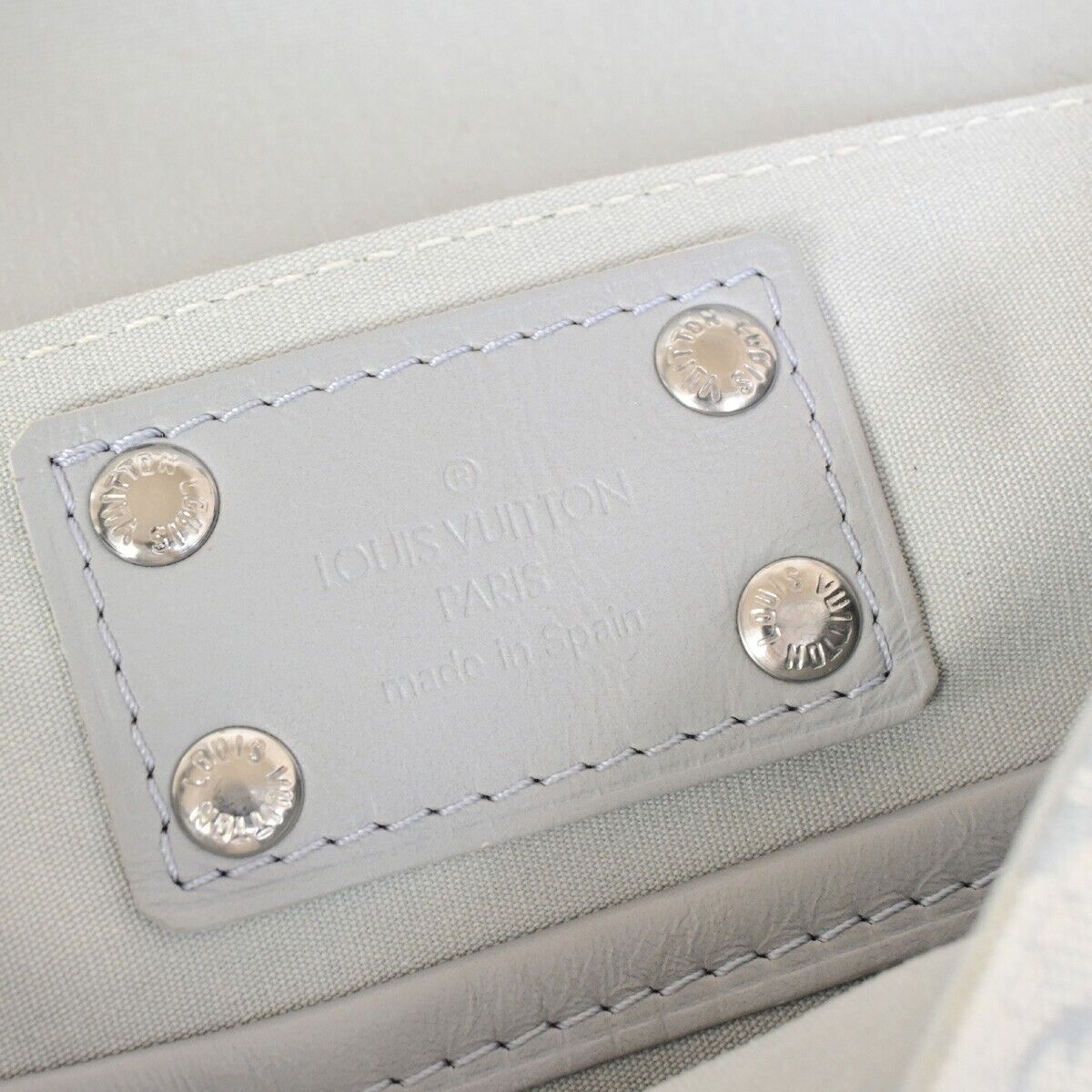 Louis Vuitton Musette Tango, Grey, Canvas, shoulder