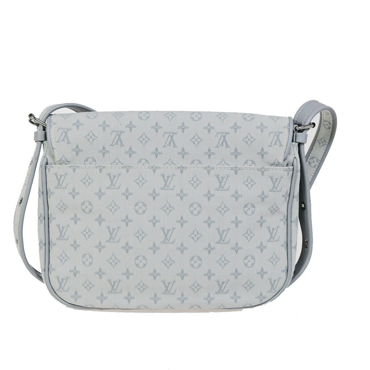 Louis Vuitton Musette Tango, Grey, Canvas, shoulder