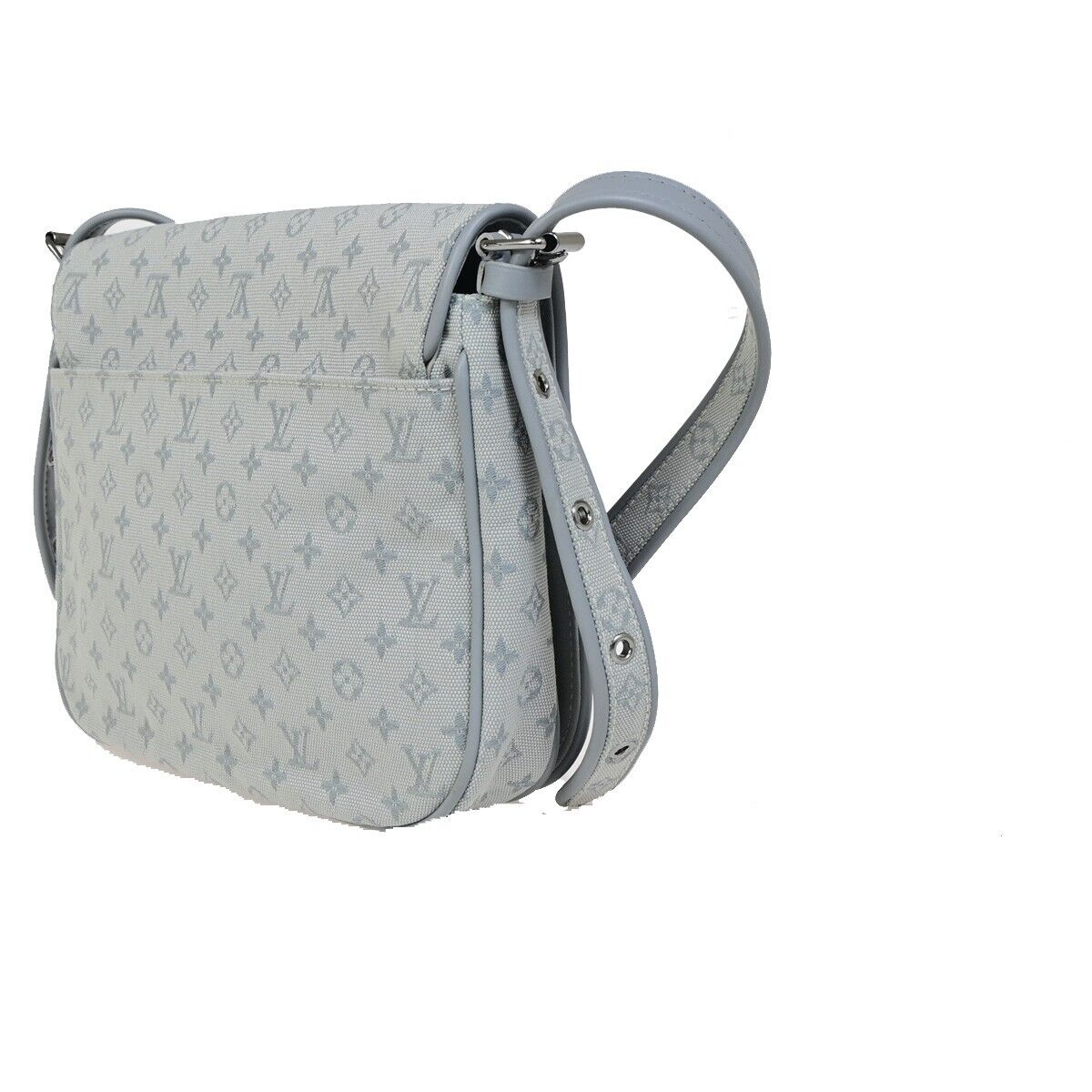 Louis Vuitton Musette Tango, Grey, Canvas, shoulder