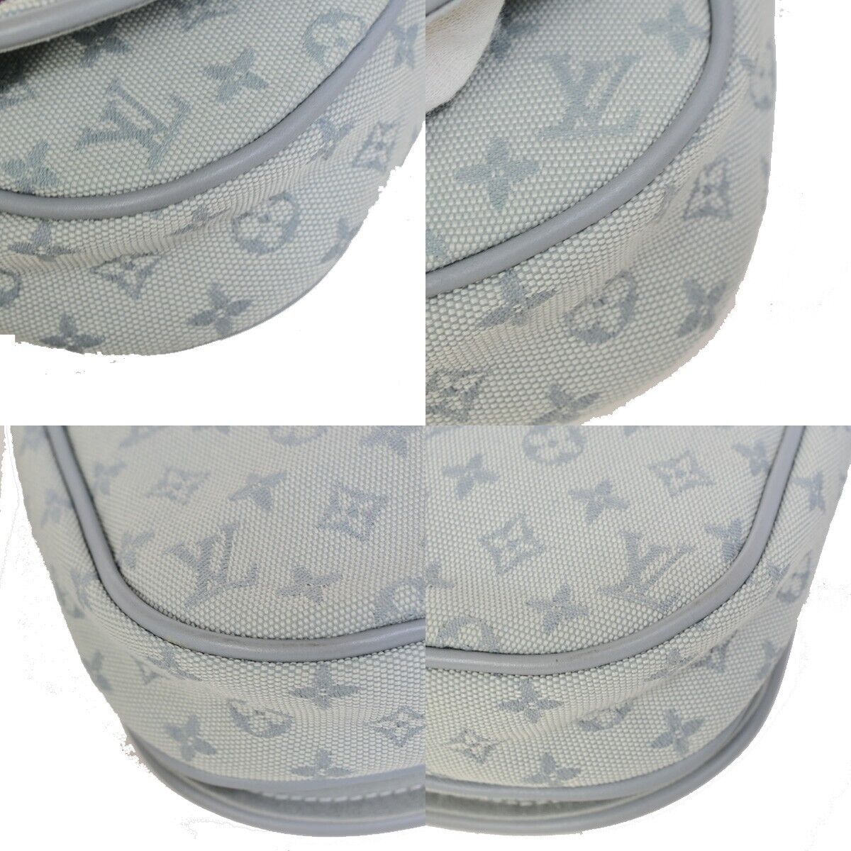 Louis Vuitton Musette Tango, Grey, Canvas, shoulder