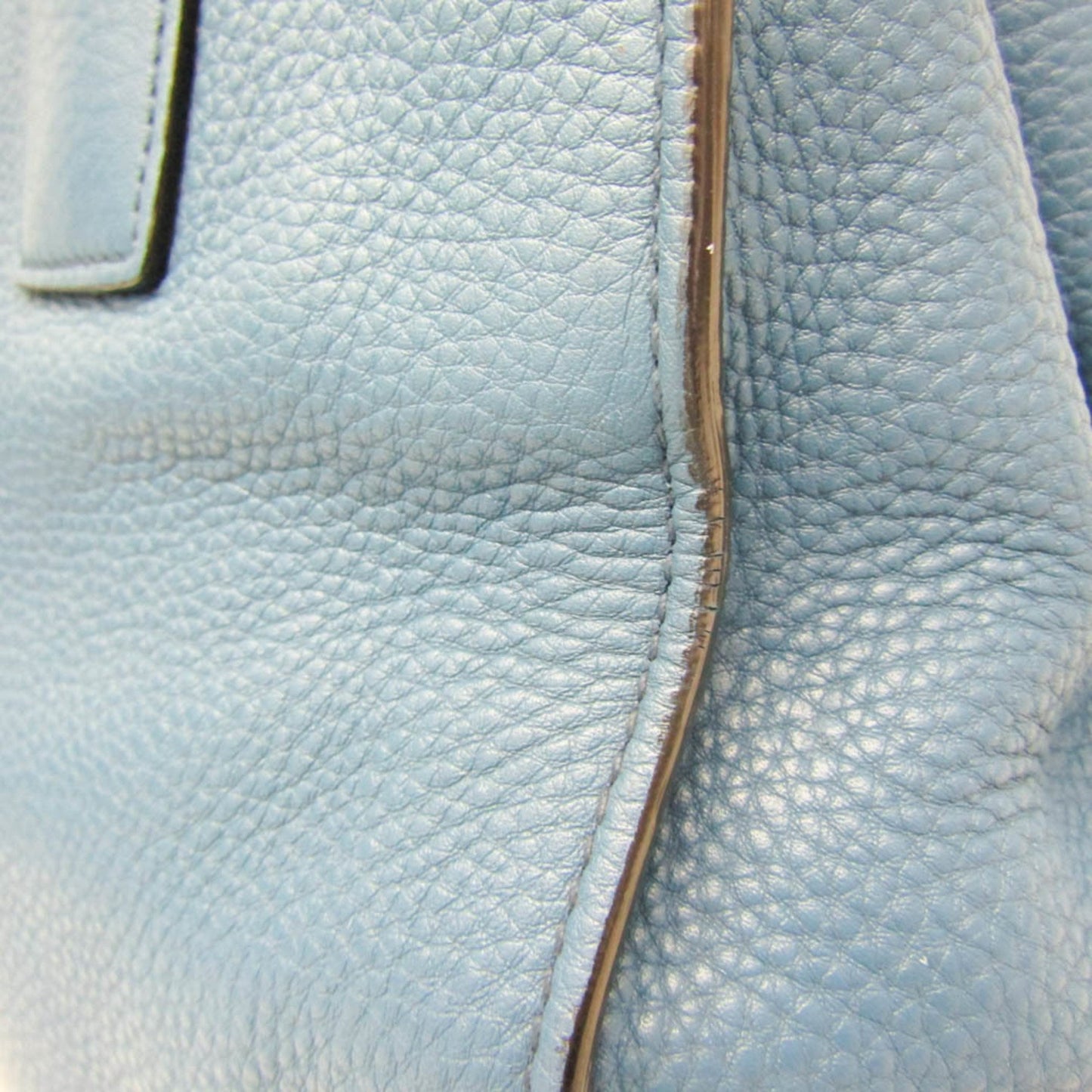 Prada Daino, Blue, Leather, tote