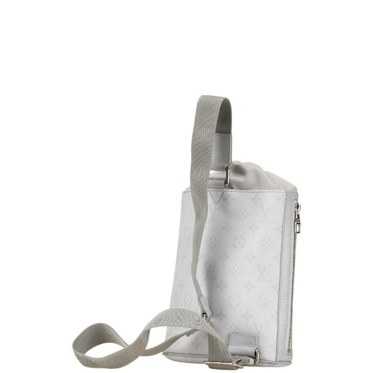 Louis Vuitton Chalk Sling, White, Canvas, shoulder