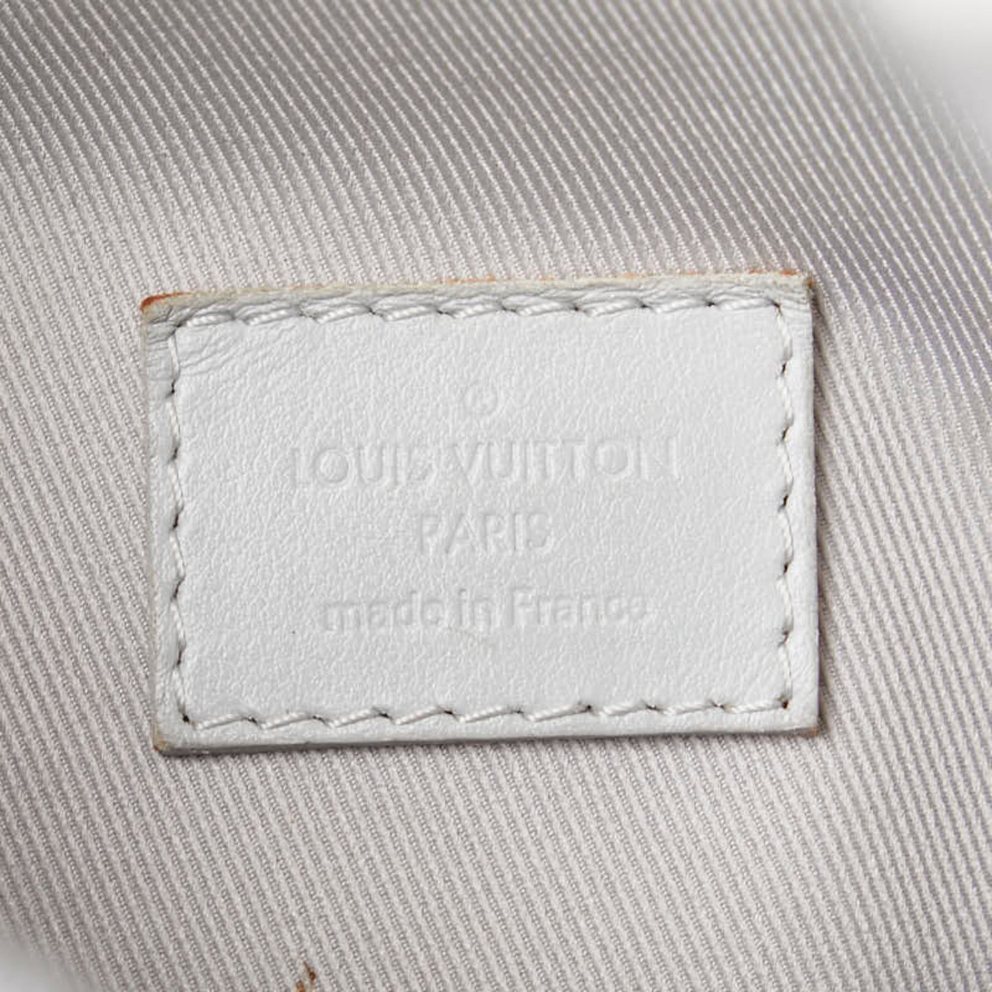 Louis Vuitton Chalk Sling, White, Canvas, shoulder