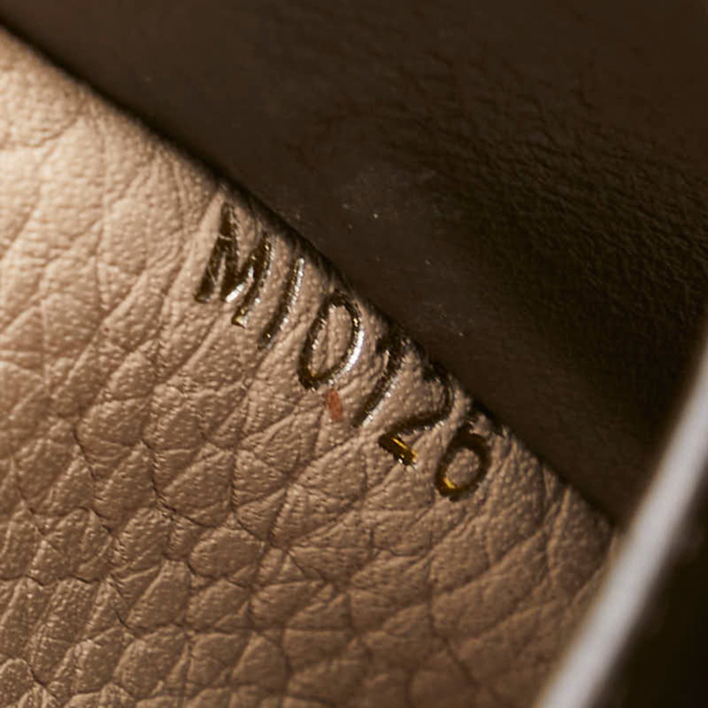 Louis Vuitton Capucines, Beige, Leather, wallet