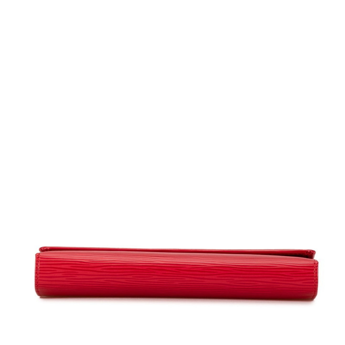 Louis Vuitton Trésor, Red, Leather, wallet