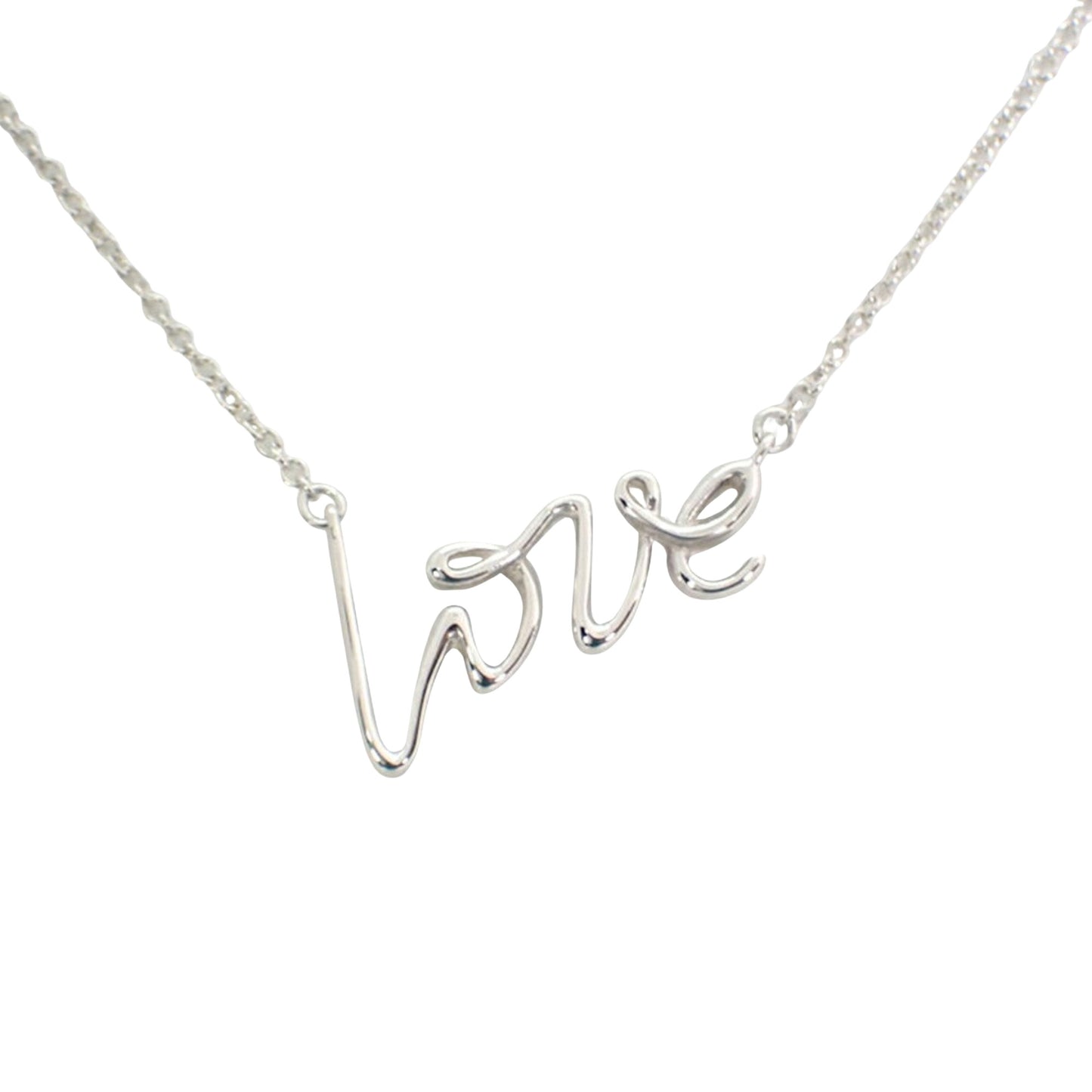 Tiffany & Co Love, Silver, Silver, necklace