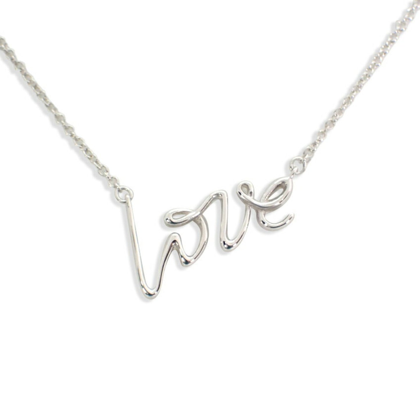 Tiffany & Co Love, Silver, Silver, necklace