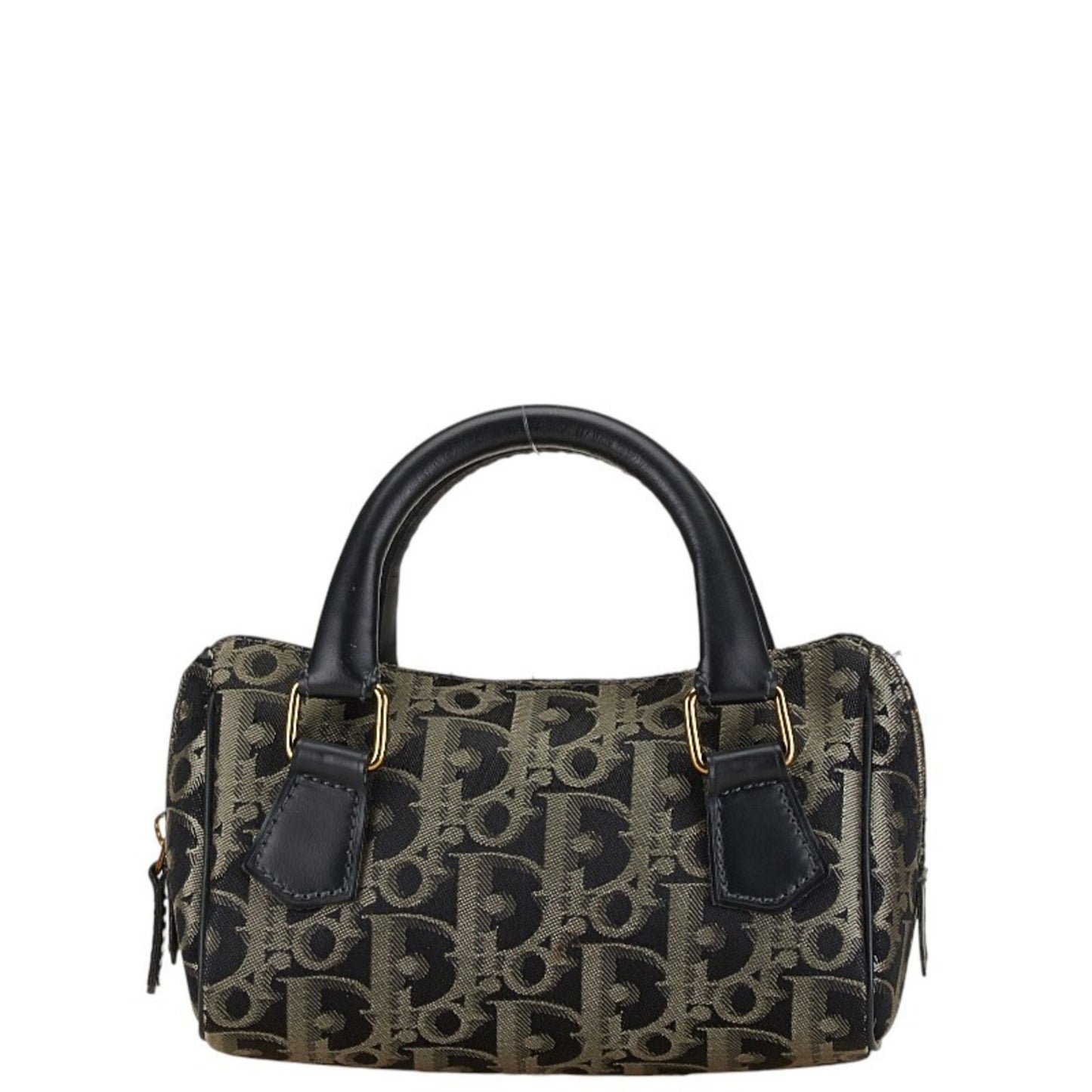 Dior Trotter, Navy, Canvas, handbag