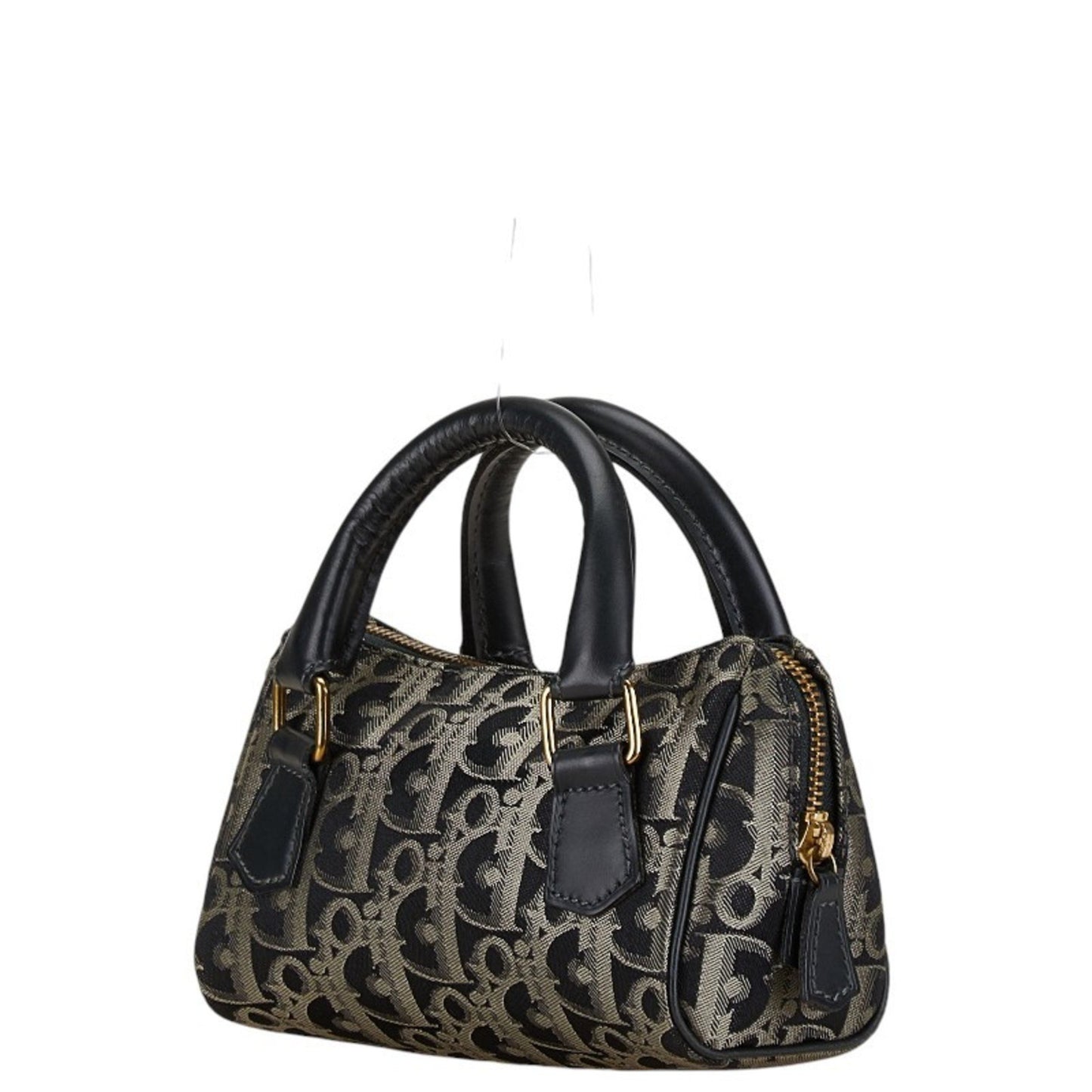 Dior Trotter, Navy, Canvas, handbag