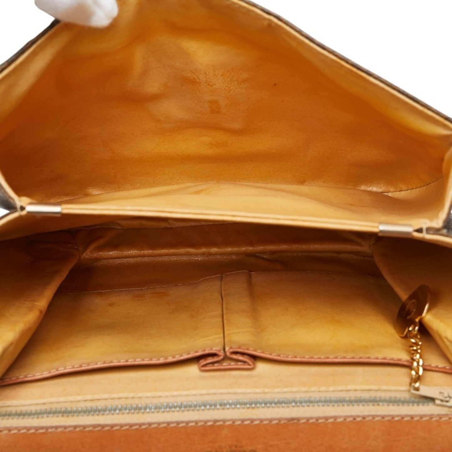 Céline Macadam, Brown, Canvas, shoulder
