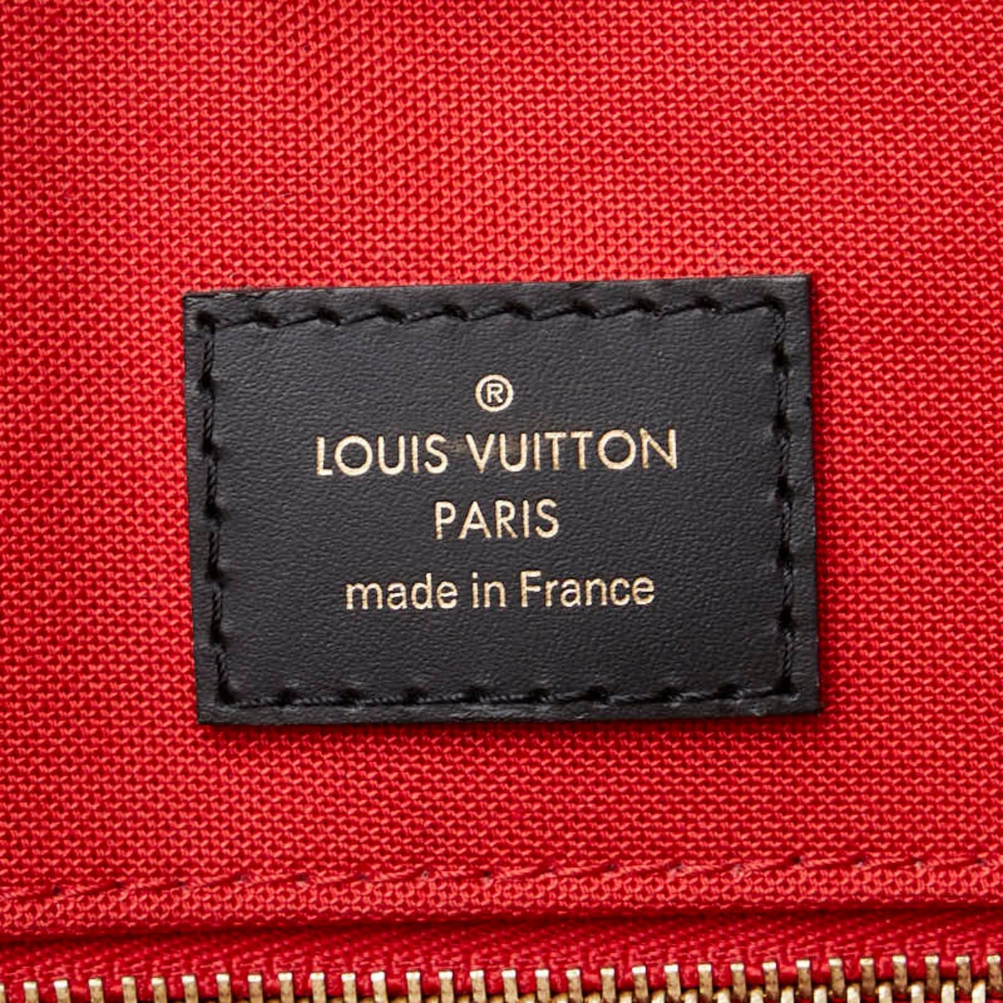 Louis Vuitton On The Go, Brown, Canvas, tote