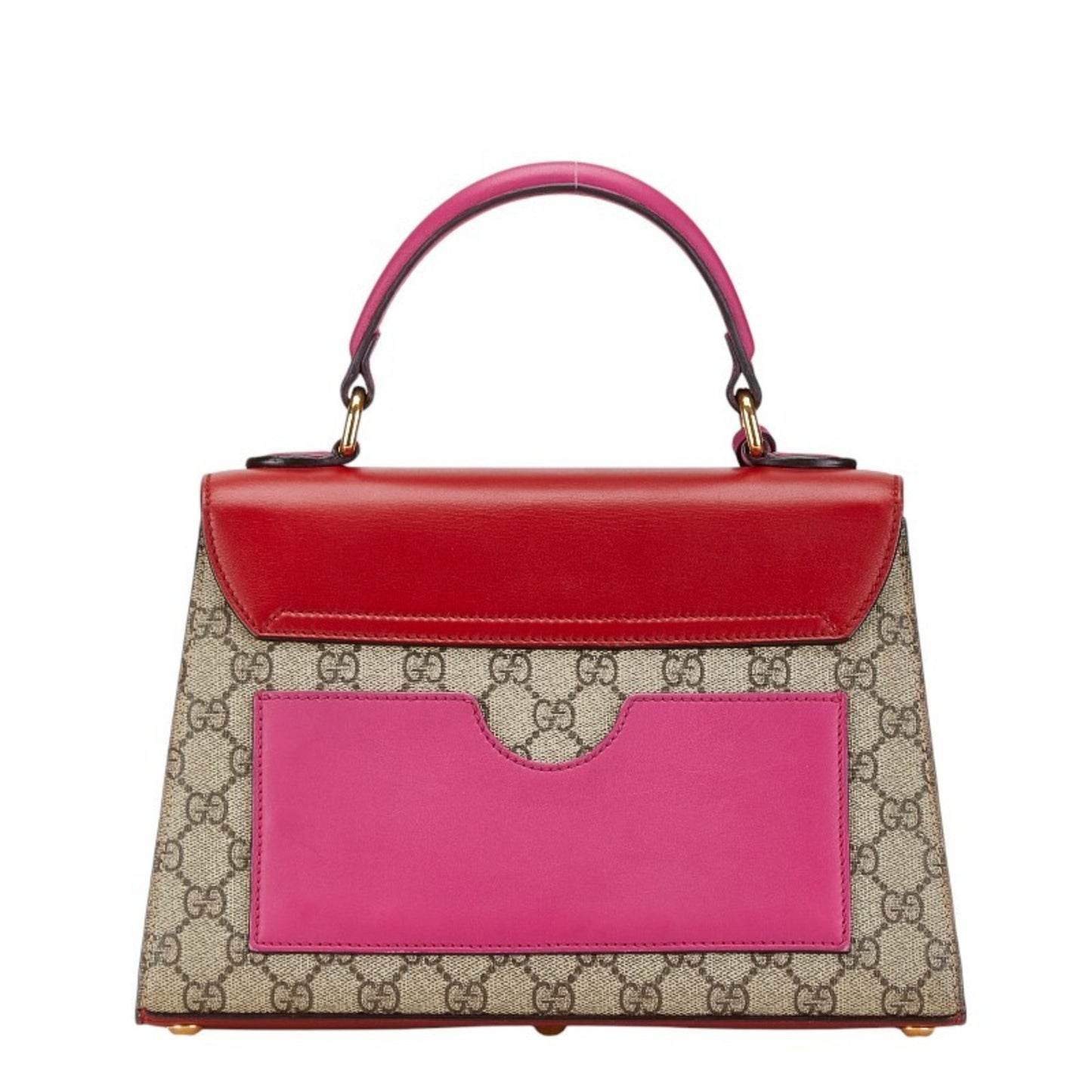 Gucci Padlock, Beige, "CANVAS, LEATHER", handbag
