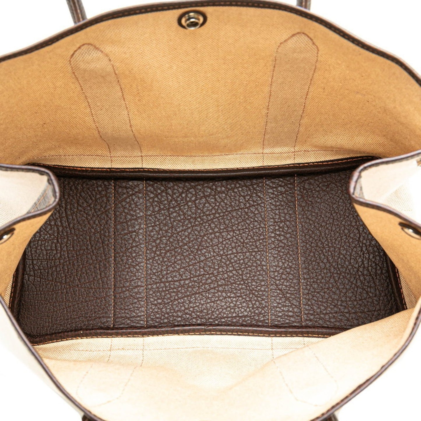 Hermès Garden Party, Beige, Canvas, handbag