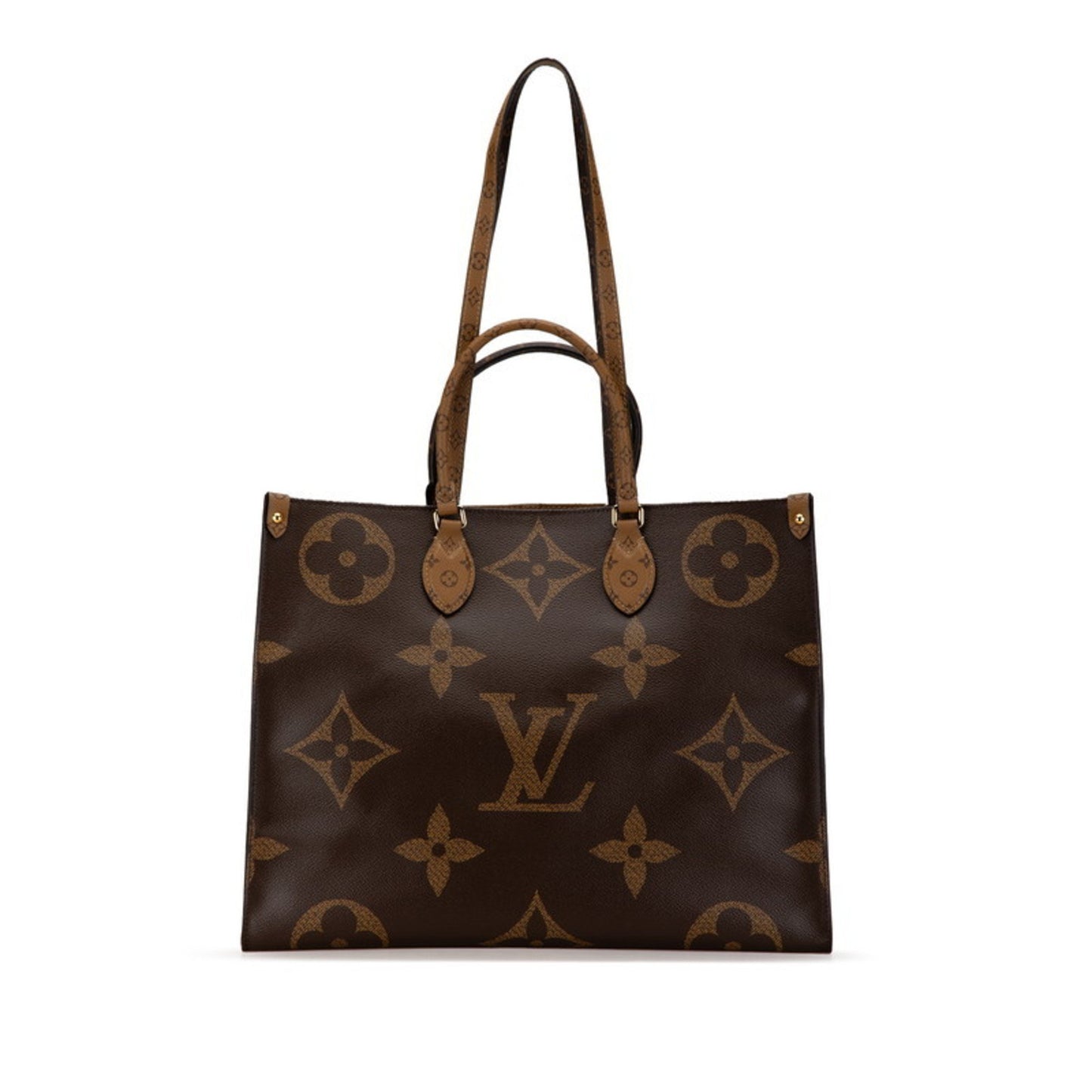 Louis Vuitton Onthego GM, Brown, Canvas, tote