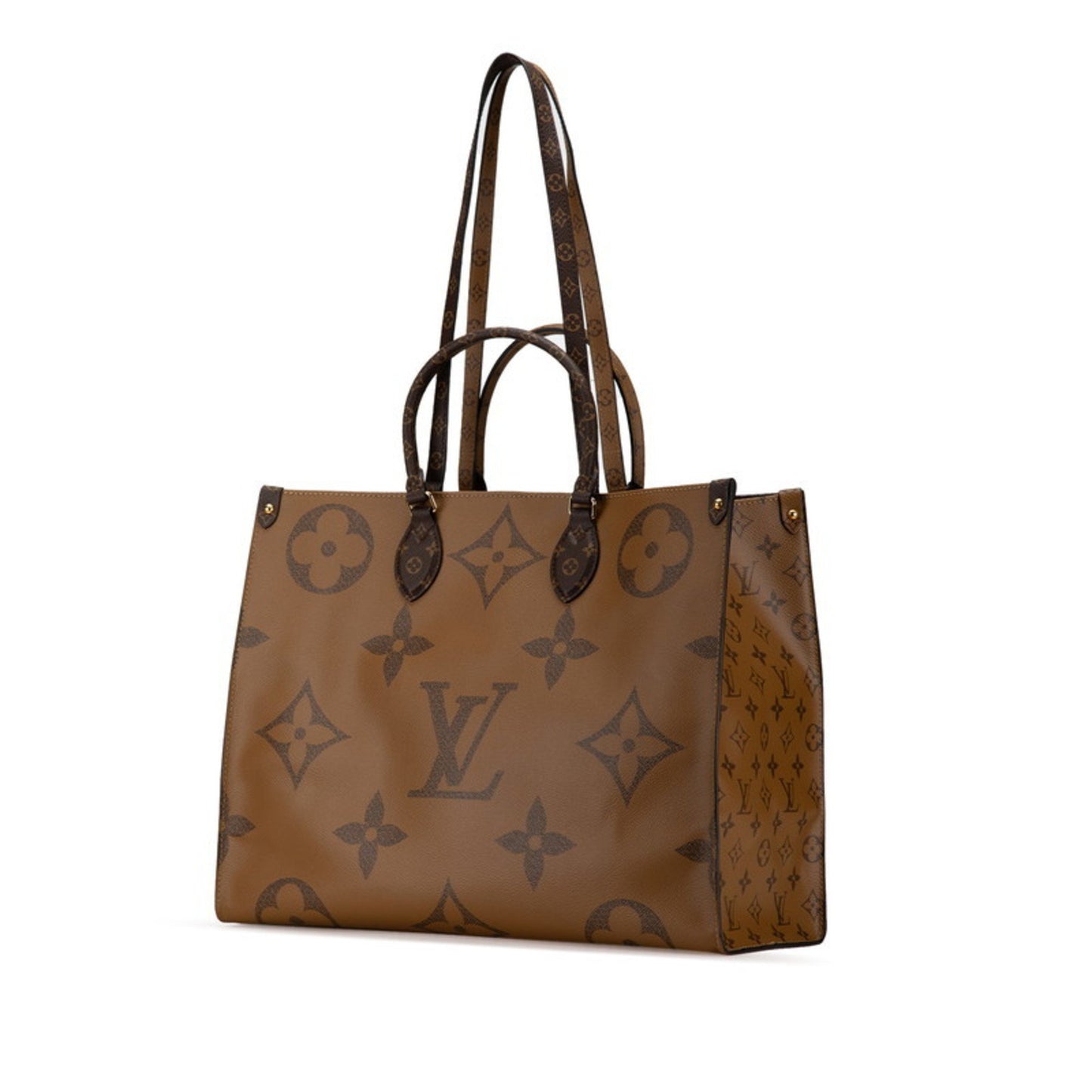 Louis Vuitton Onthego GM, Brown, Canvas, tote