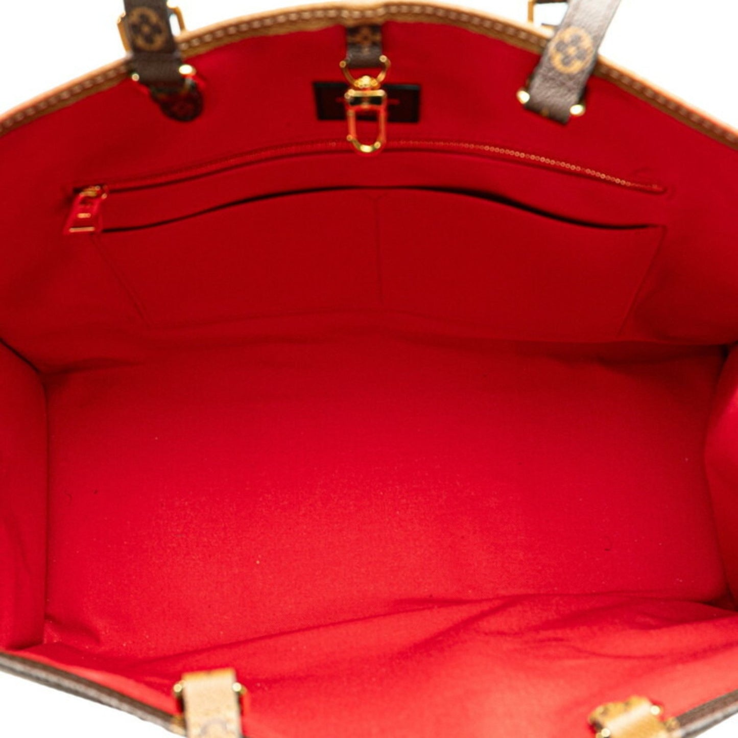 Louis Vuitton Onthego GM, Brown, Canvas, tote