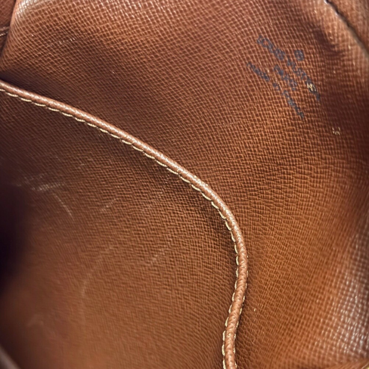 Louis Vuitton Danube, Brown, Canvas, shoulder