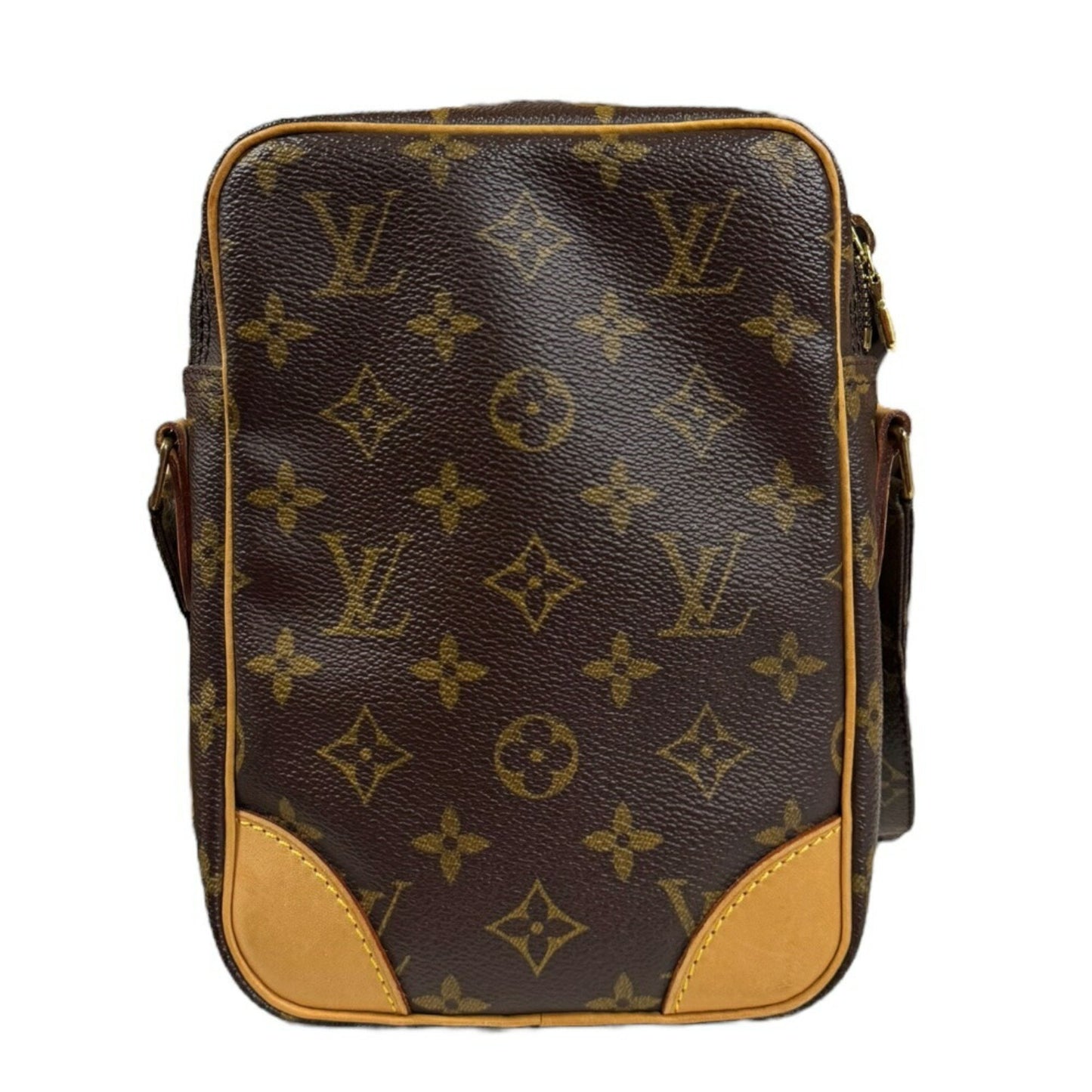 Louis Vuitton Danube, Brown, Canvas, shoulder