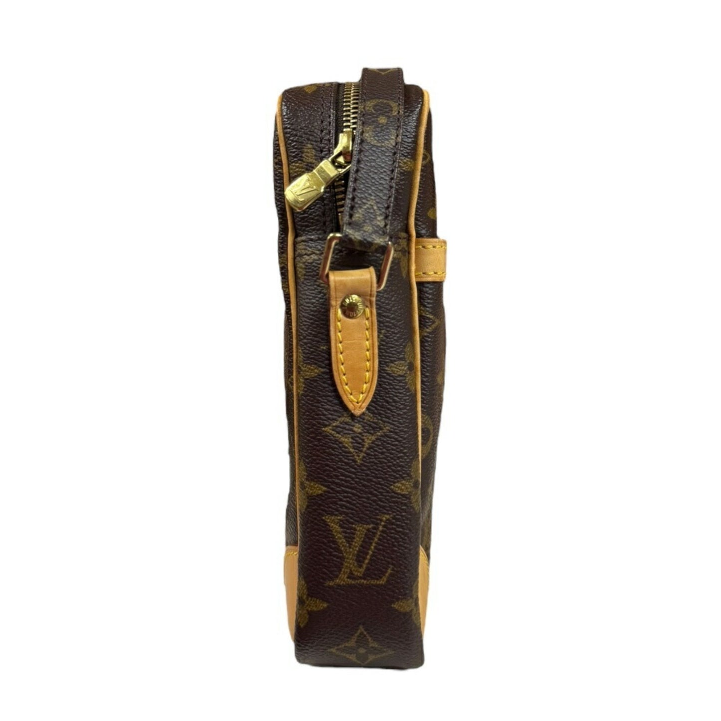 Louis Vuitton Danube, Brown, Canvas, shoulder