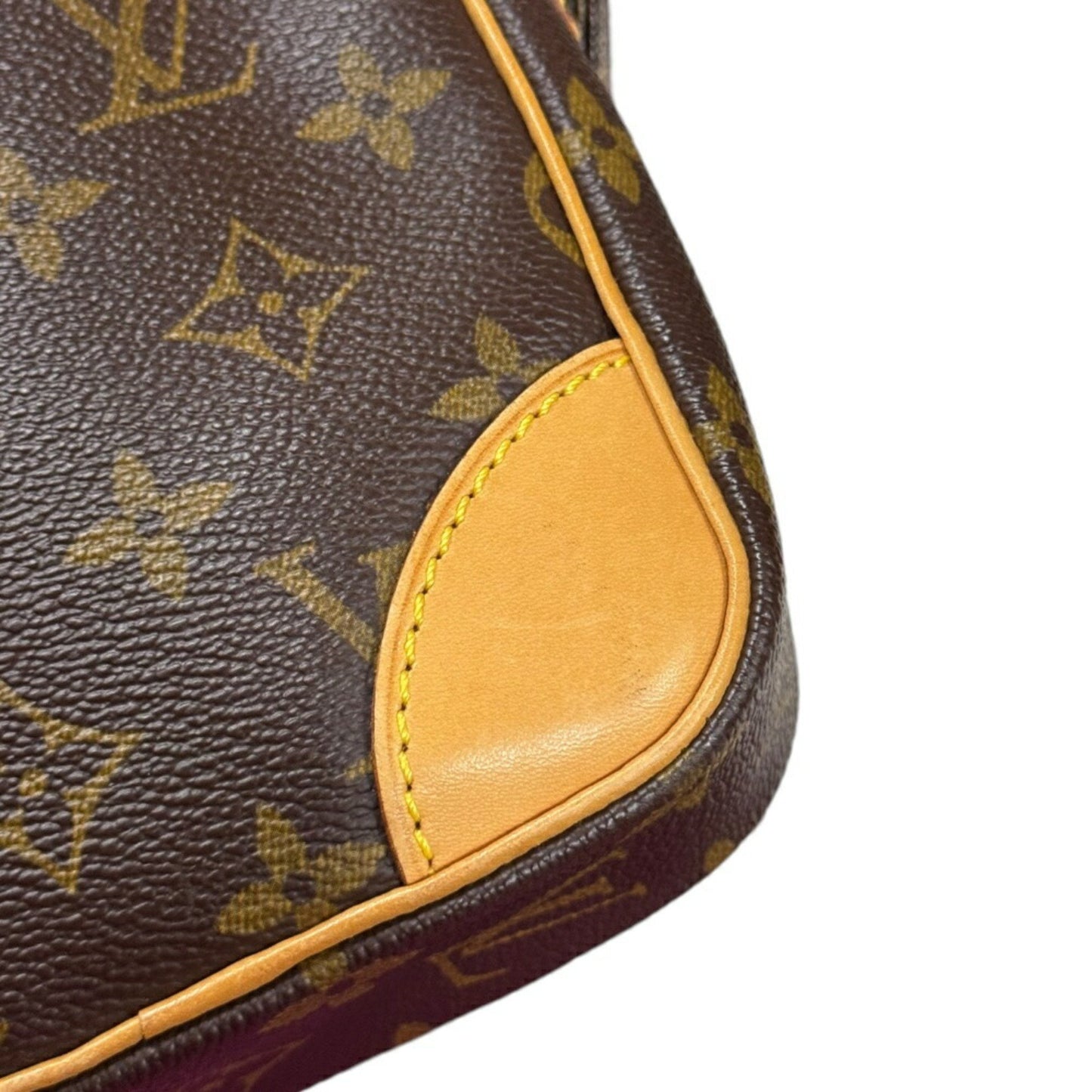 Louis Vuitton Danube, Brown, Canvas, shoulder