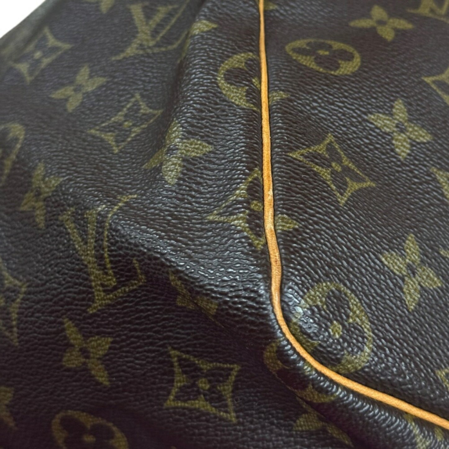 Louis Vuitton Speedy 40, Brown, Canvas, travel