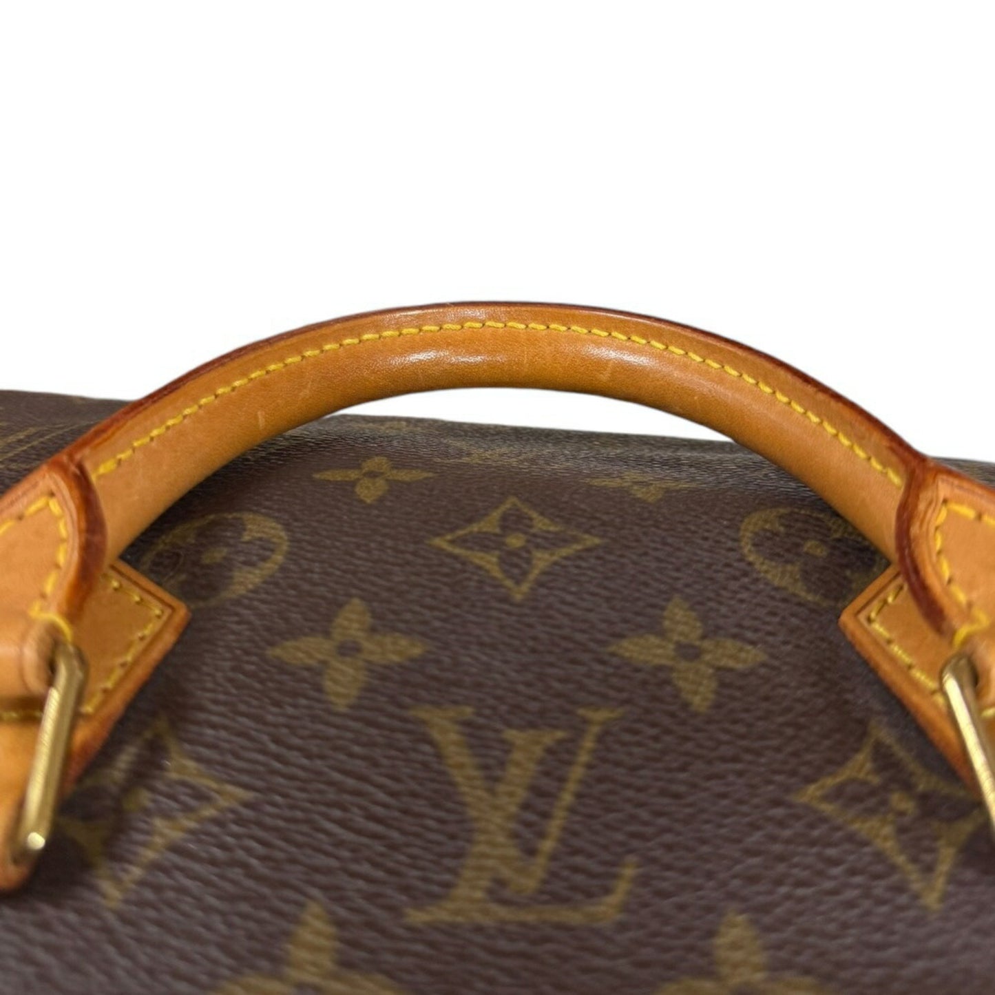 Louis Vuitton Speedy 40, Brown, Canvas, travel