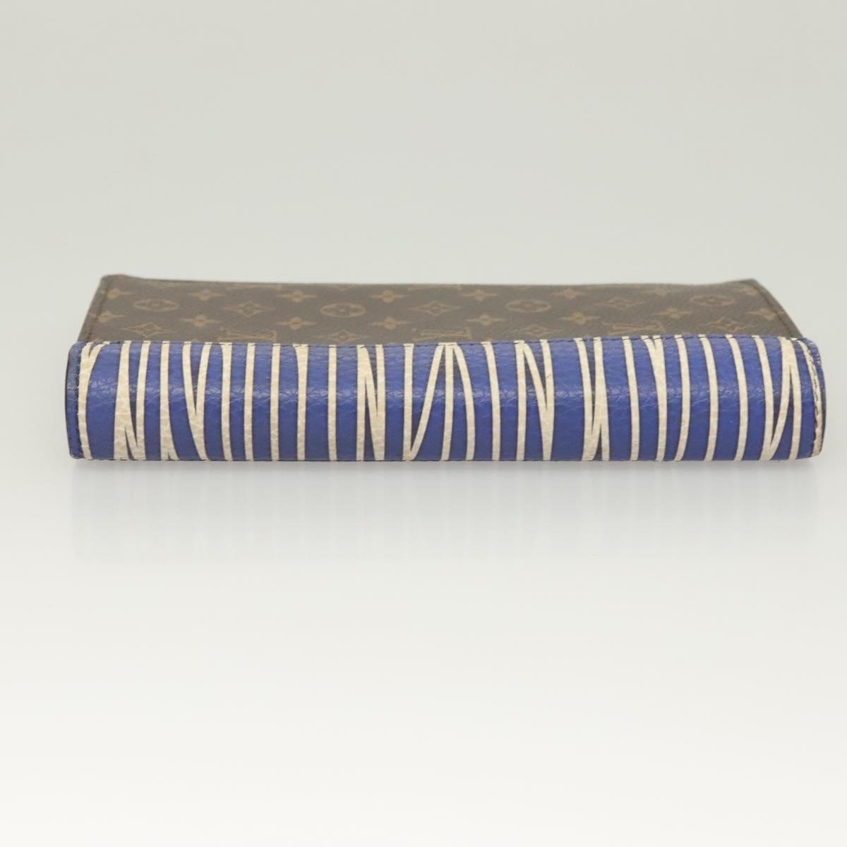 Louis Vuitton Brazza, Brown, Canvas, wallet