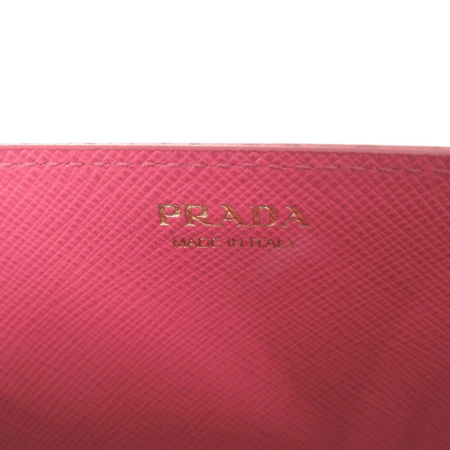 Prada, Pink, Leather, wallet