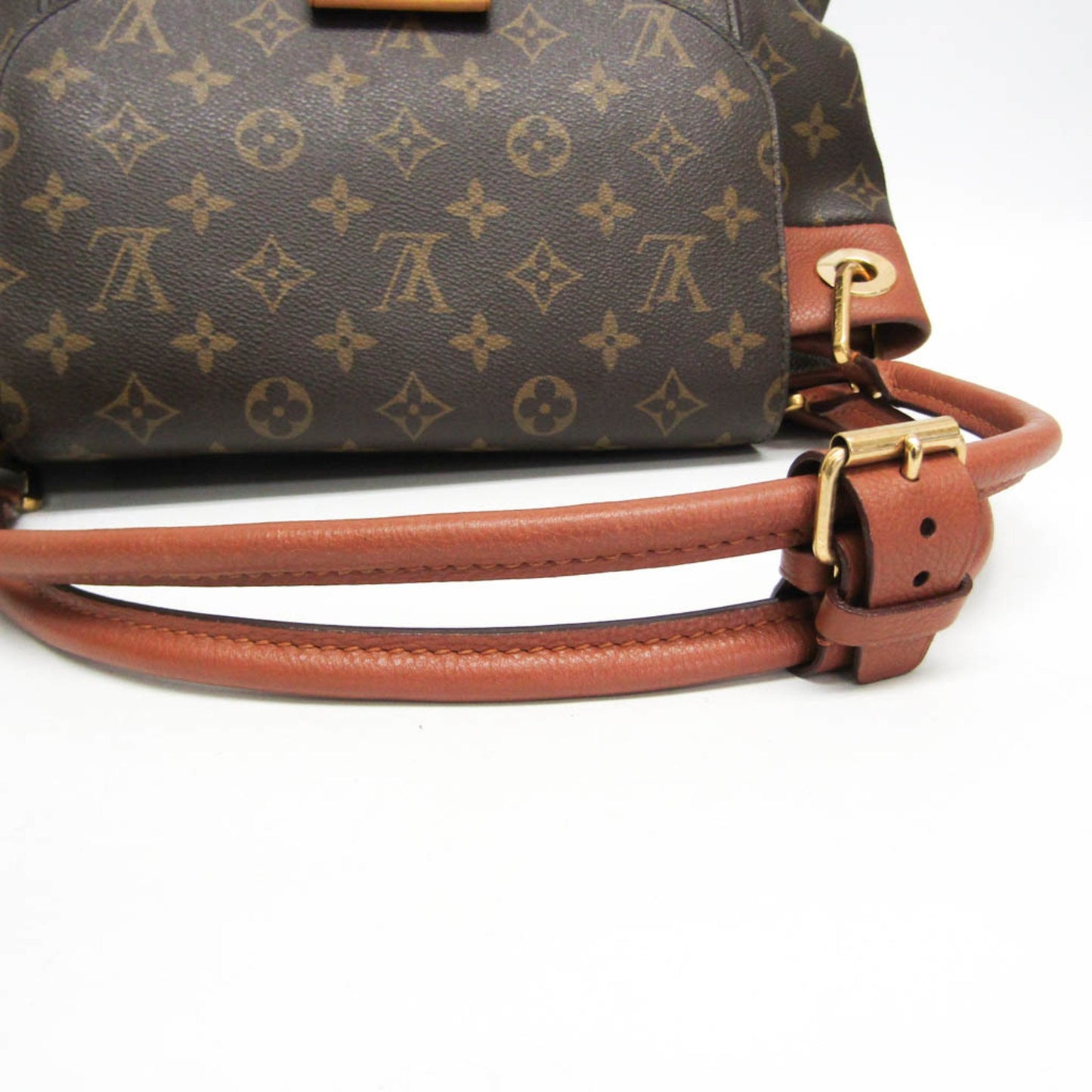 Louis Vuitton Olympe, Brown, Canvas, handbag