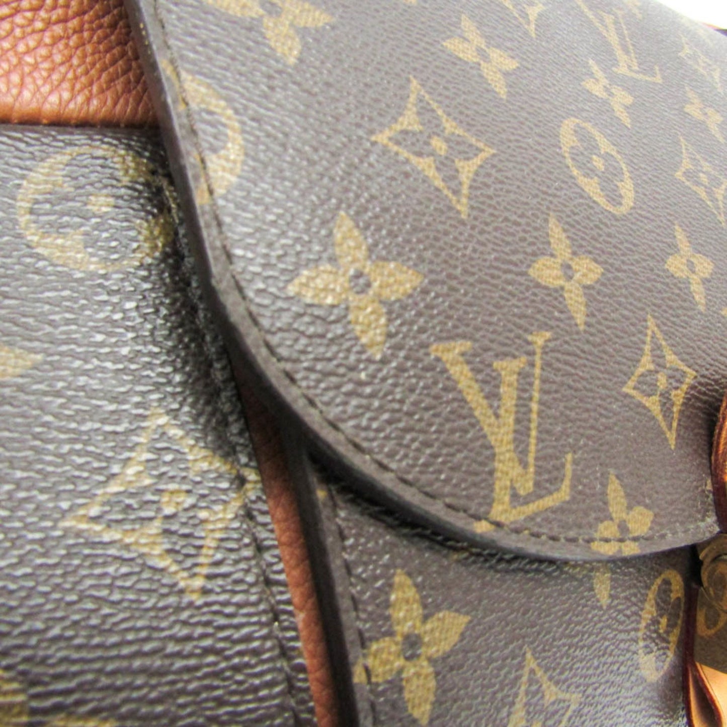 Louis Vuitton Olympe, Brown, Canvas, handbag