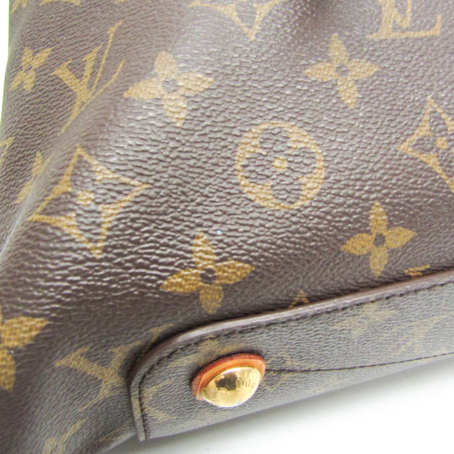 Louis Vuitton Olympe, Brown, Canvas, handbag
