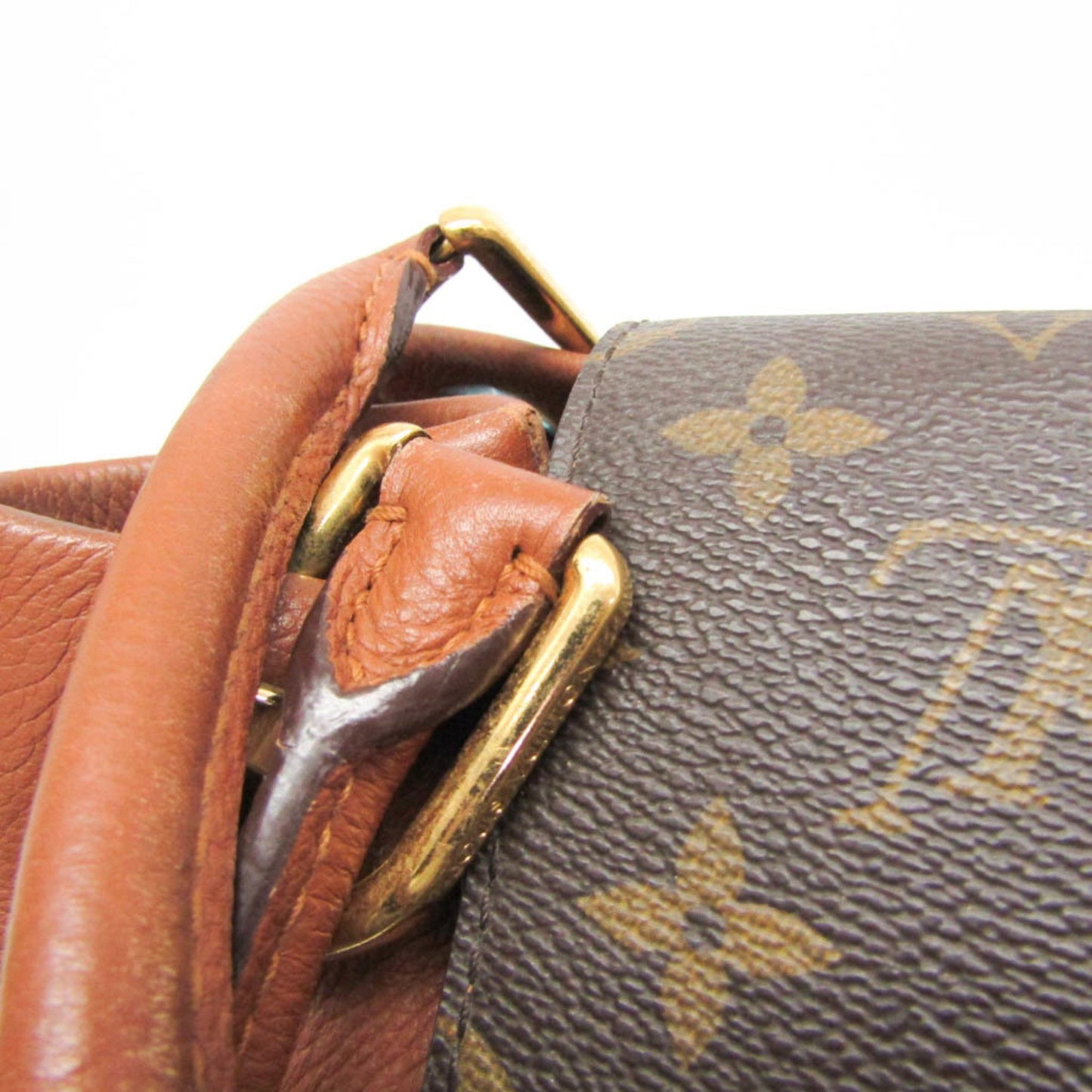 Louis Vuitton Olympe, Brown, Canvas, handbag