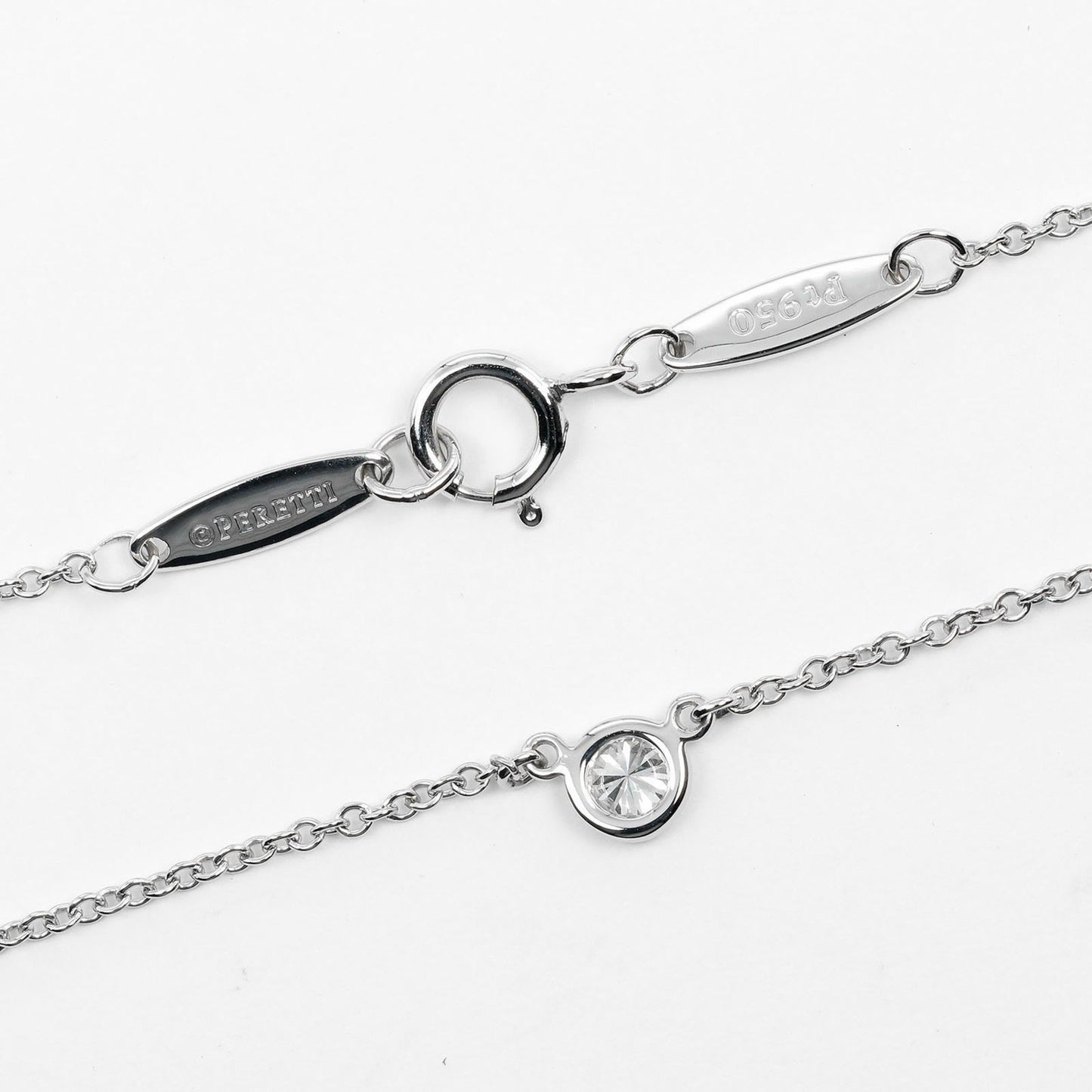 Tiffany & Co By the yard, Silver, Platinum, necklace