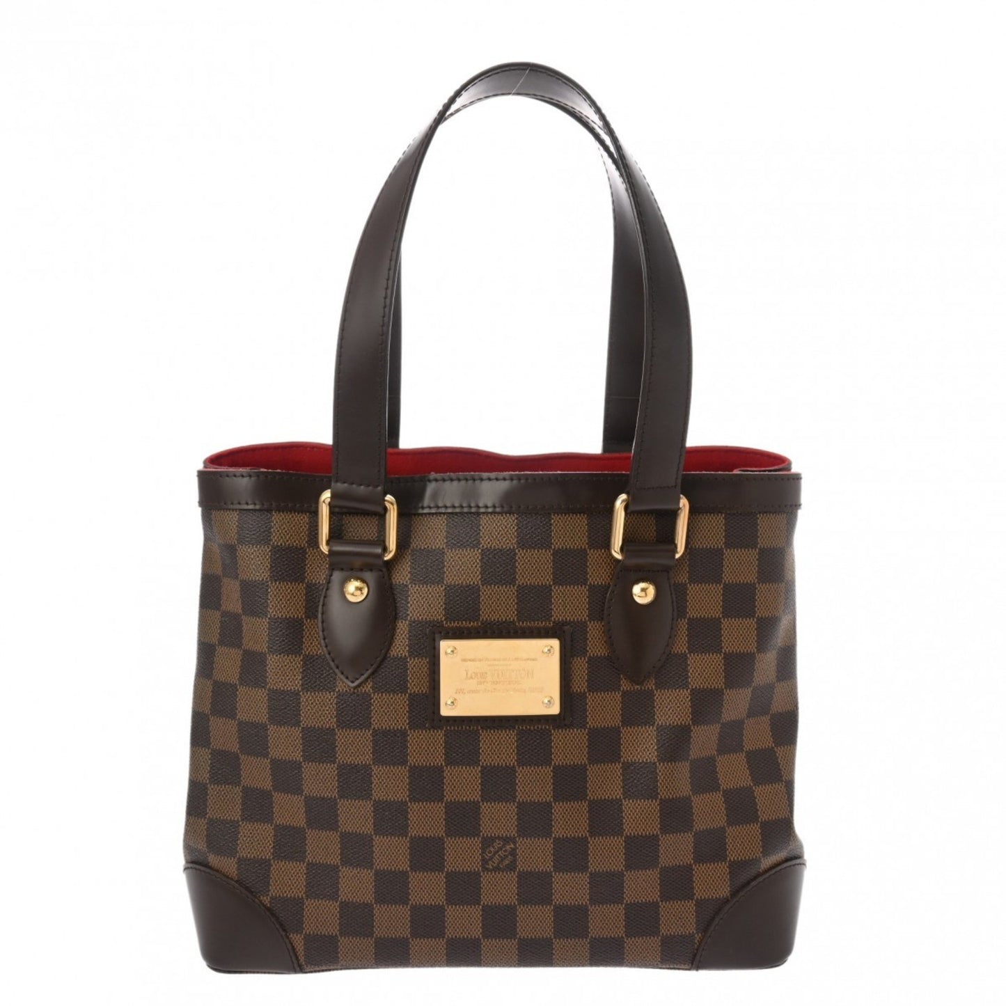 Louis Vuitton Hampstead, Brown, Canvas, handbag
