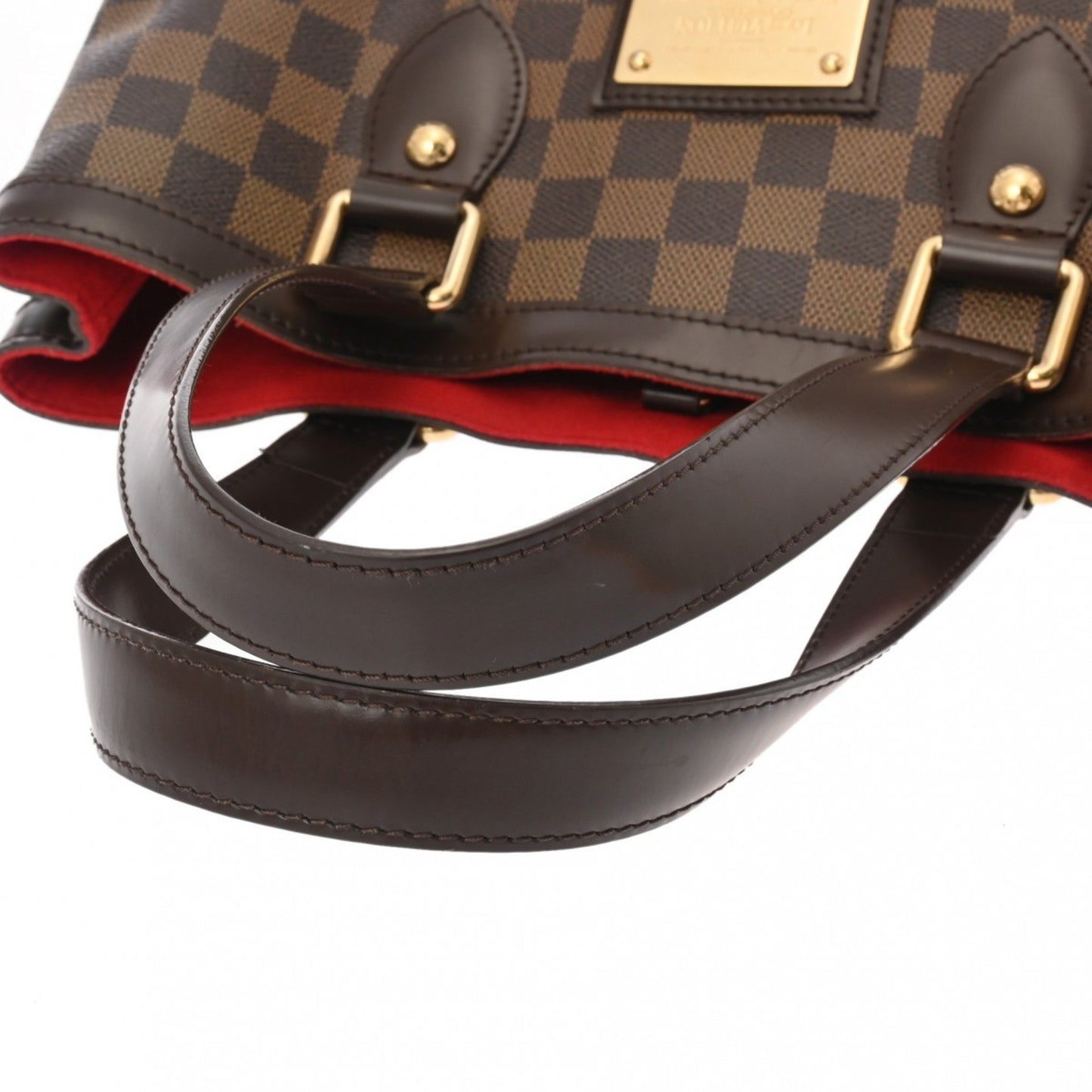 Louis Vuitton Hampstead, Brown, Canvas, handbag