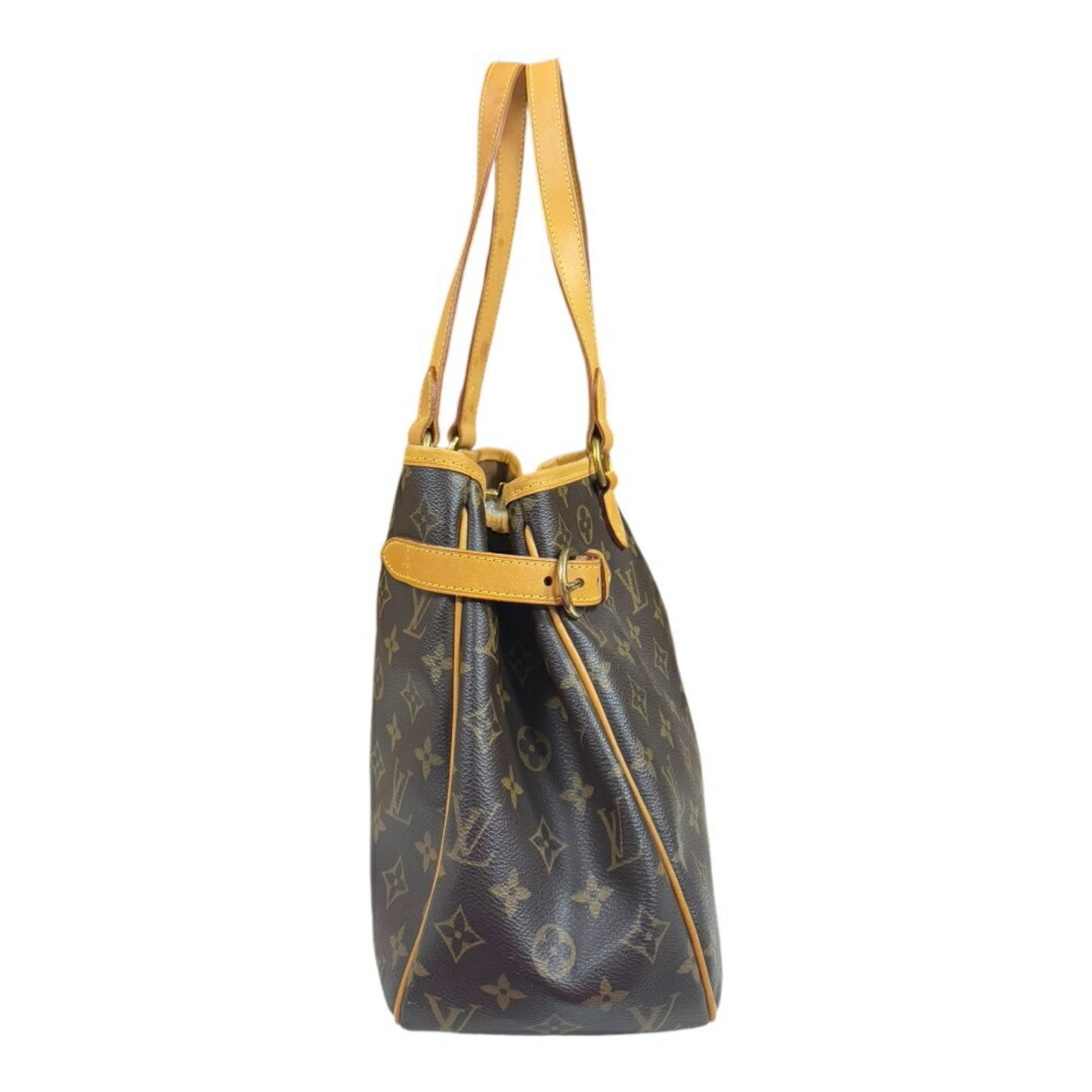 Louis Vuitton Batignolles Horizontal, Brown, Canvas, shoulder