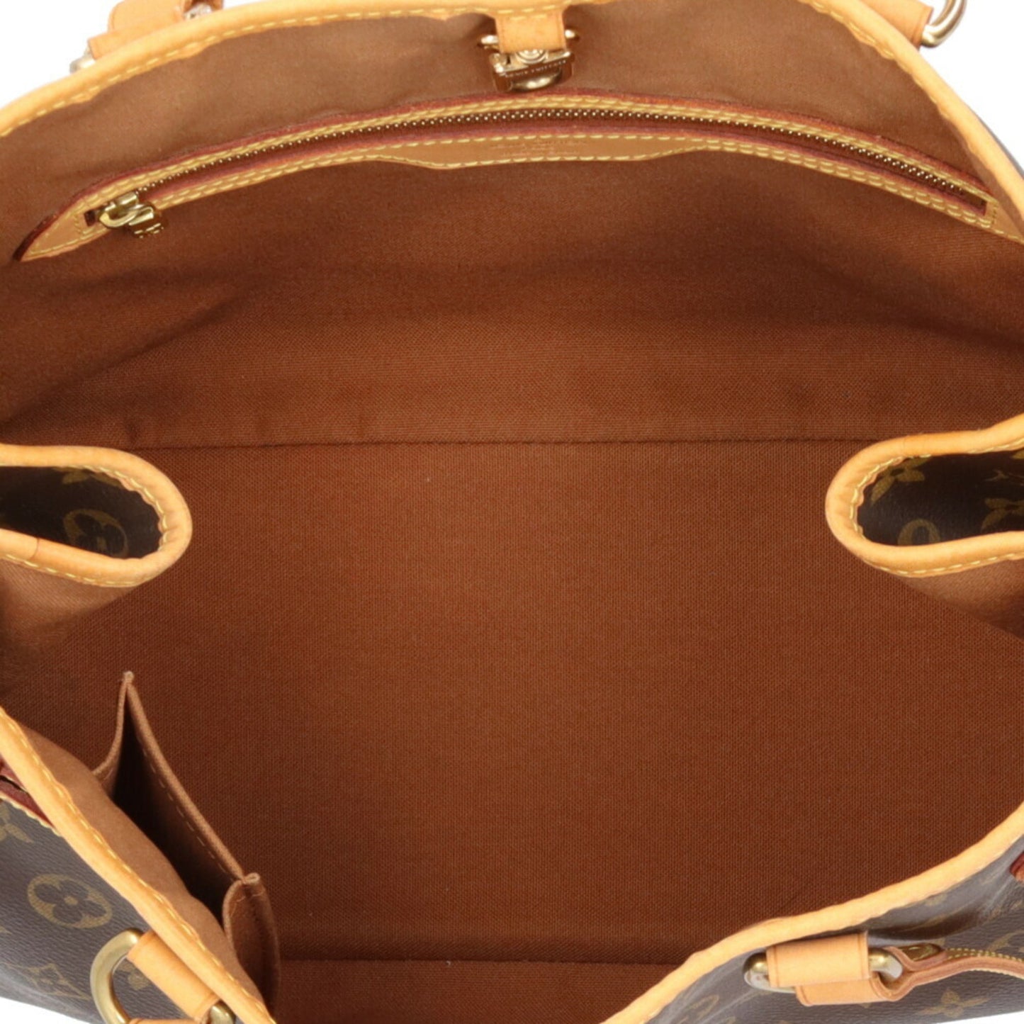 Louis Vuitton Batignolles Horizontal, Brown, Canvas, shoulder