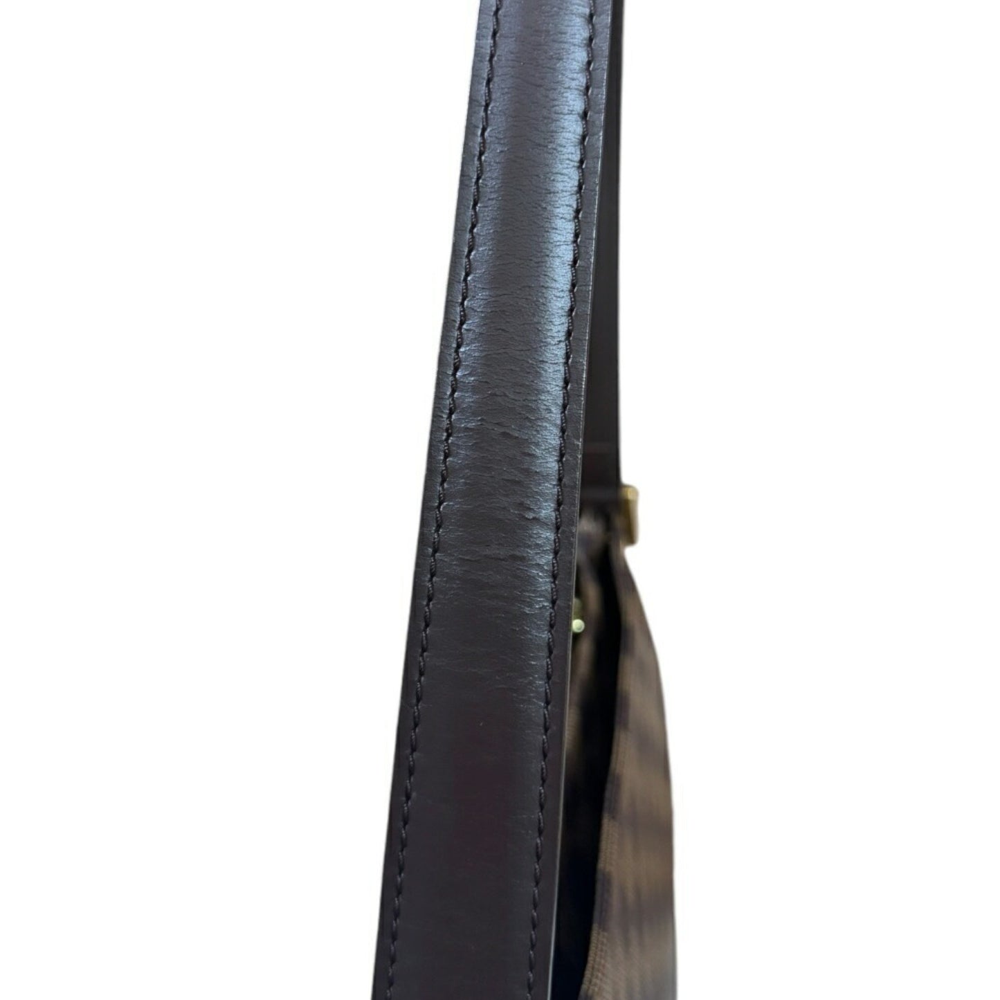 Louis Vuitton Aubagne, Brown, Canvas, shoulder