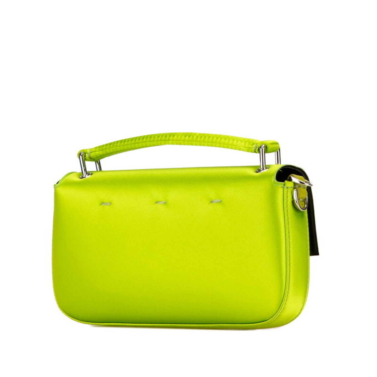 Fendi Baguette, Green, Silk, handbag
